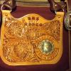 Maroon canvas, prize for the women's all-around at the Killdeer, ND, HS rodeo 